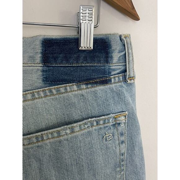 Rag & Bone Jeans 31 Marilyn Union Pool Light Wash Distressed Womens Denim $295 - Picture 8 of 14